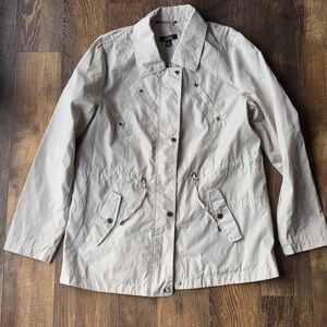 Nicole Miller Beige Utility Jacket